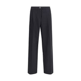 Cruna Black Polyester Casual Pants
